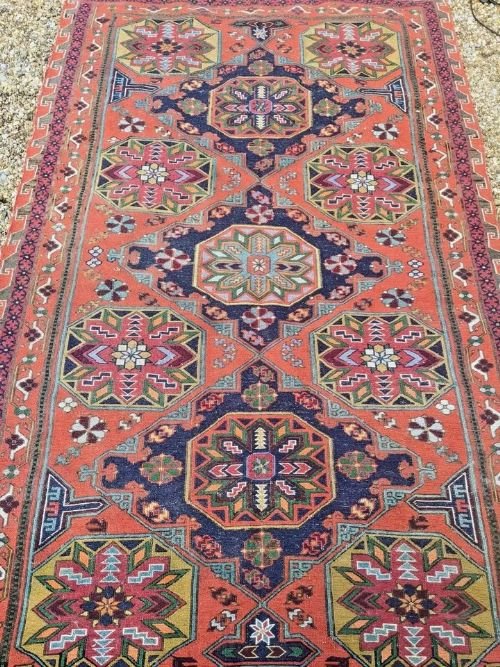 Antique Caucasian Soumakh Carpet - Image 6