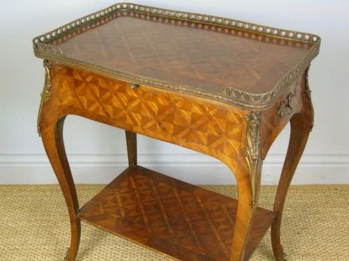 19th Century French Parquetry Table - Image 2