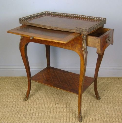 19th Century French Parquetry Table - Image 3