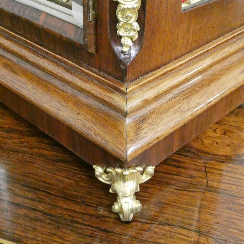 German Walnut Ting Tang Striking Bracket Clock by Schneckenburger - Image 4