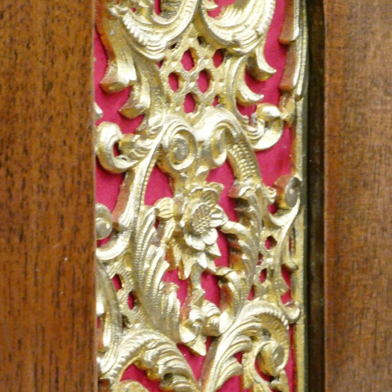 German Walnut Ting Tang Striking Bracket Clock by Schneckenburger - Image 9