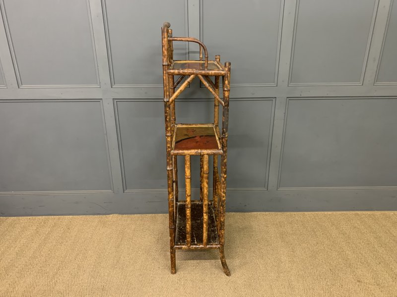 Victorian Bamboo Canterbury Whatnot - Image 2