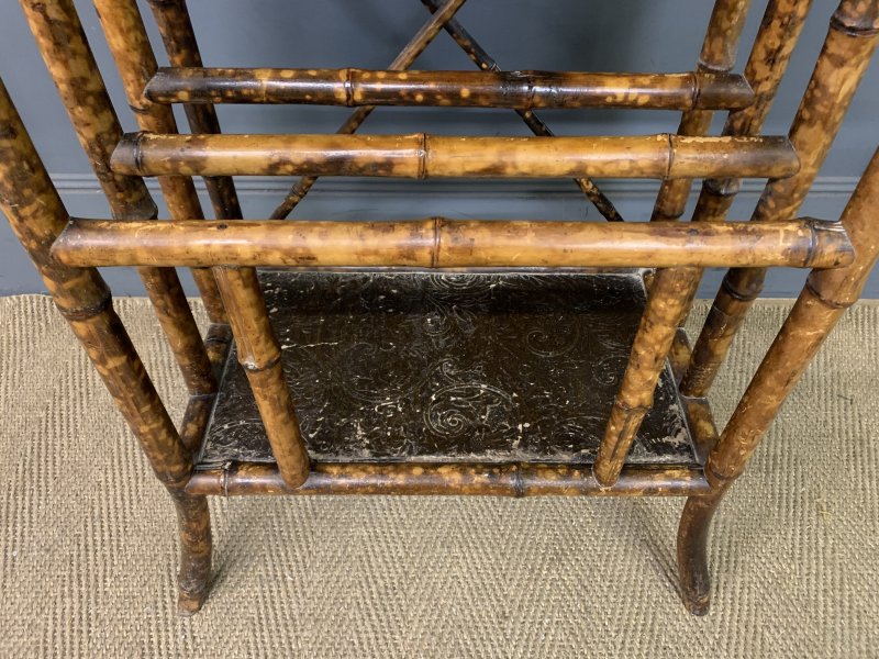 Victorian Bamboo Canterbury Whatnot - Image 14