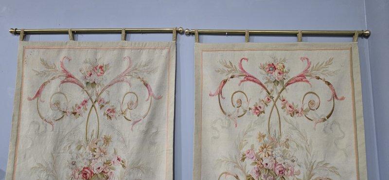 Pair of Huge French Wall Tapestries - Image 5