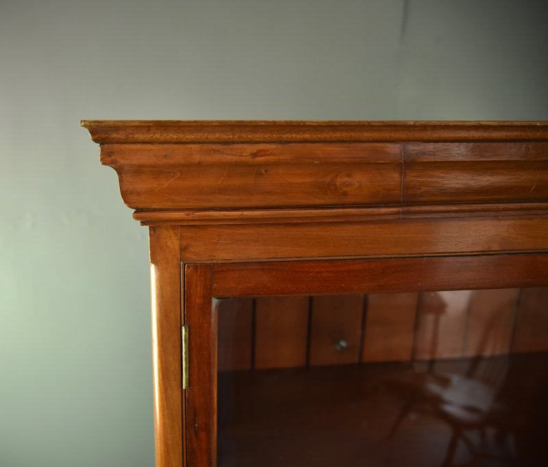 Victorian Mahogany Shop Display Cabinet Bookcase - Image 2