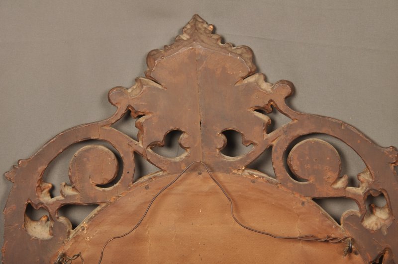 Late 18th Century Florentine Giltwood Oval Mirror - Image 8