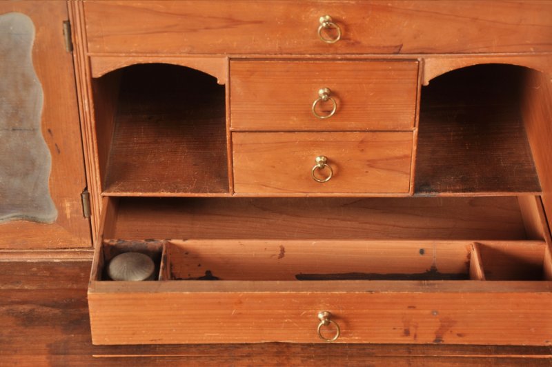 Fine 18th Century Mahogany Secrataire Bookcase - Image 6