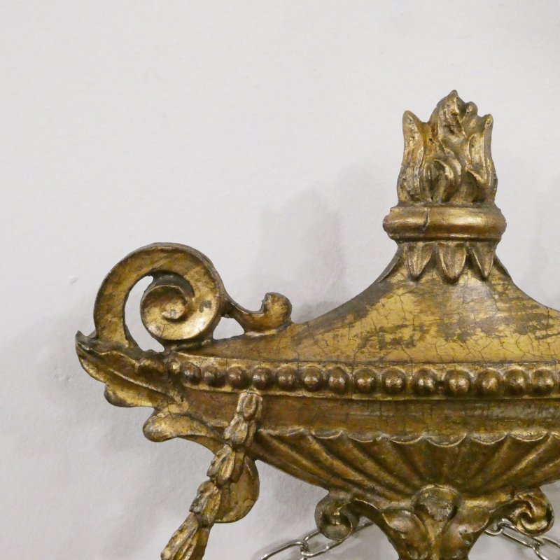 Edwardian Adam Style Giltwood Wall Mirror - Image 4