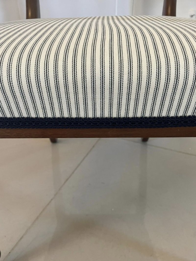 Antique Regency Quality Carved Mahogany Desk Chair - Image 10