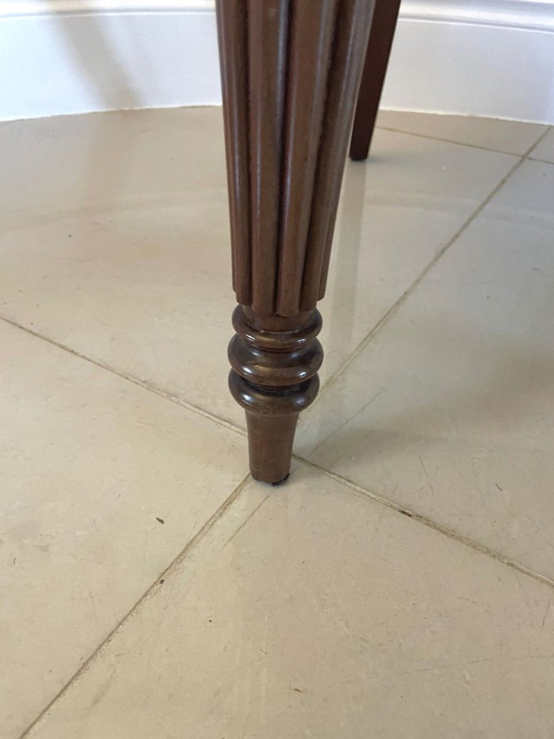 Antique Regency Quality Carved Mahogany Desk Chair - Image 16