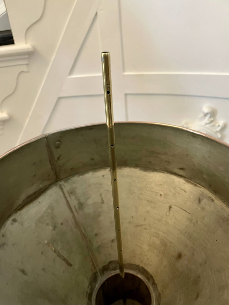 Unusual Antique Victorian Quality Copper Funnel - Image 4