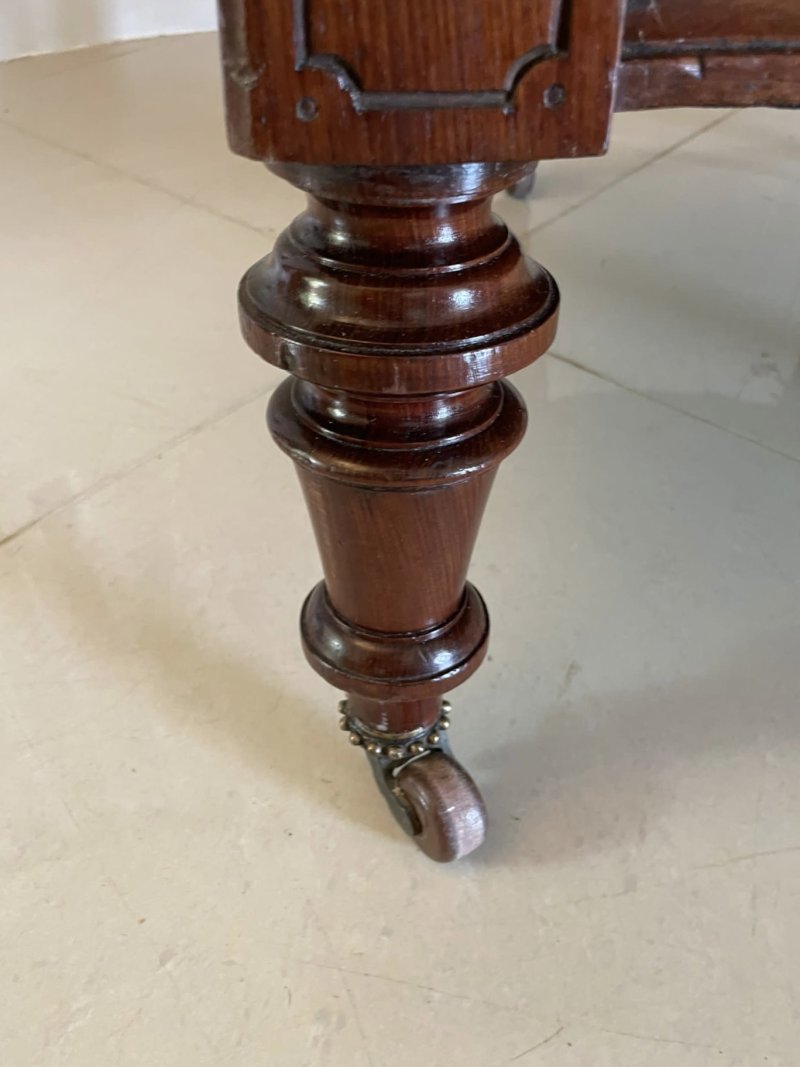 Unusual Pair of Antique Victorian Quality Mahogany Armchairs - Image 13