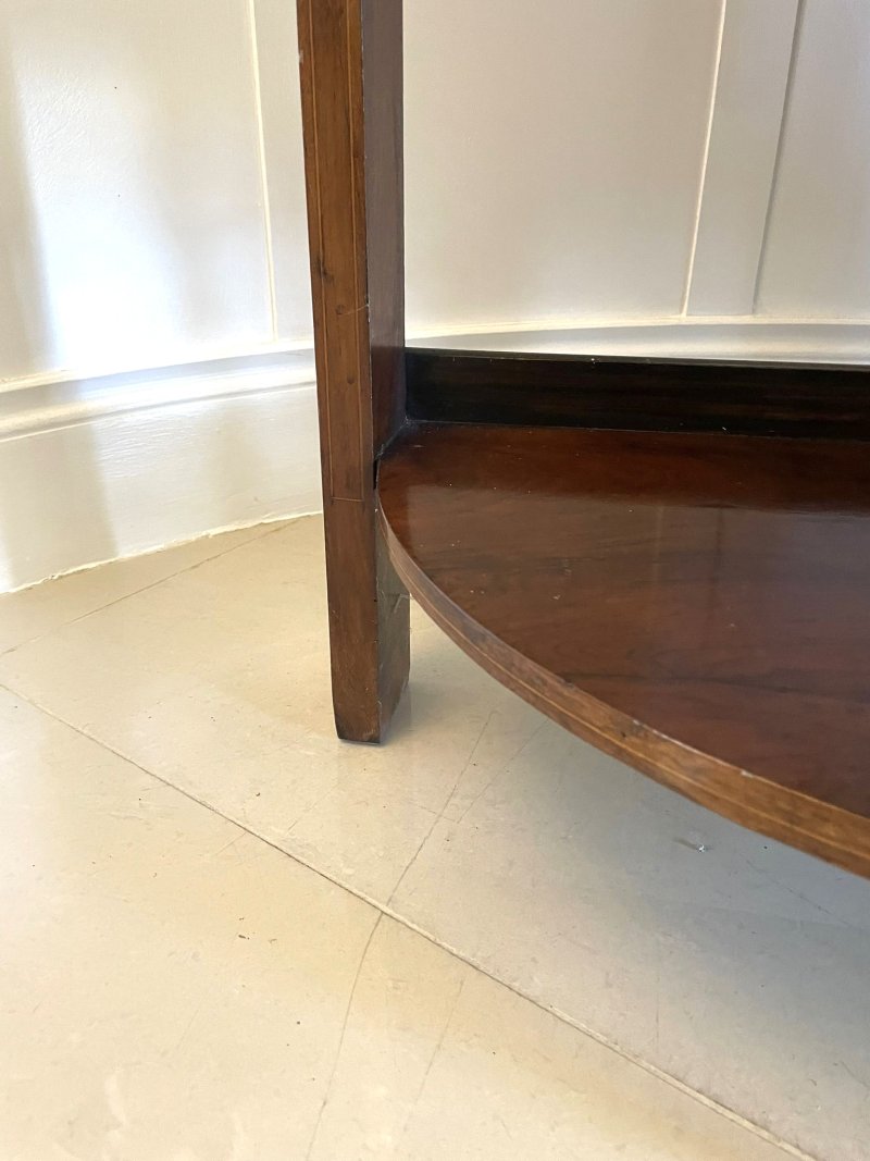 Antique Victorian Quality Rosewood Inlaid Side Cabinet - Image 11