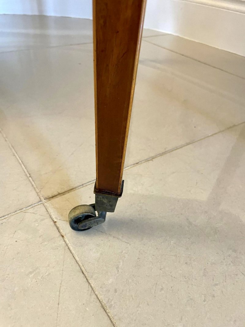 Fine Quality Antique Sheraton Period Inlaid Mahogany Pembroke Table - Image 12