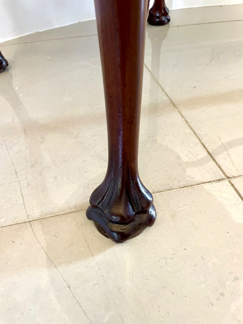 Quality Antique 'Chippendale Revival' Mahogany Centre Table - Image 10