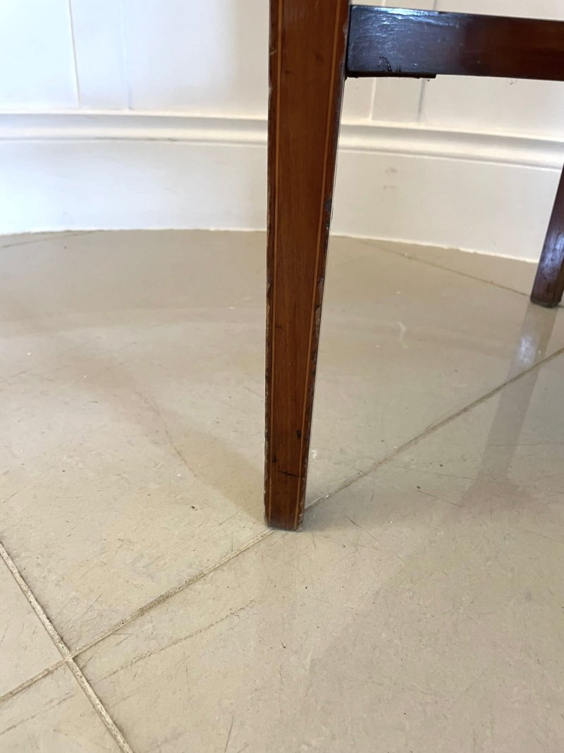 Antique Quality Edwardian Mahogany Inlaid Corner Cabinet - Image 12