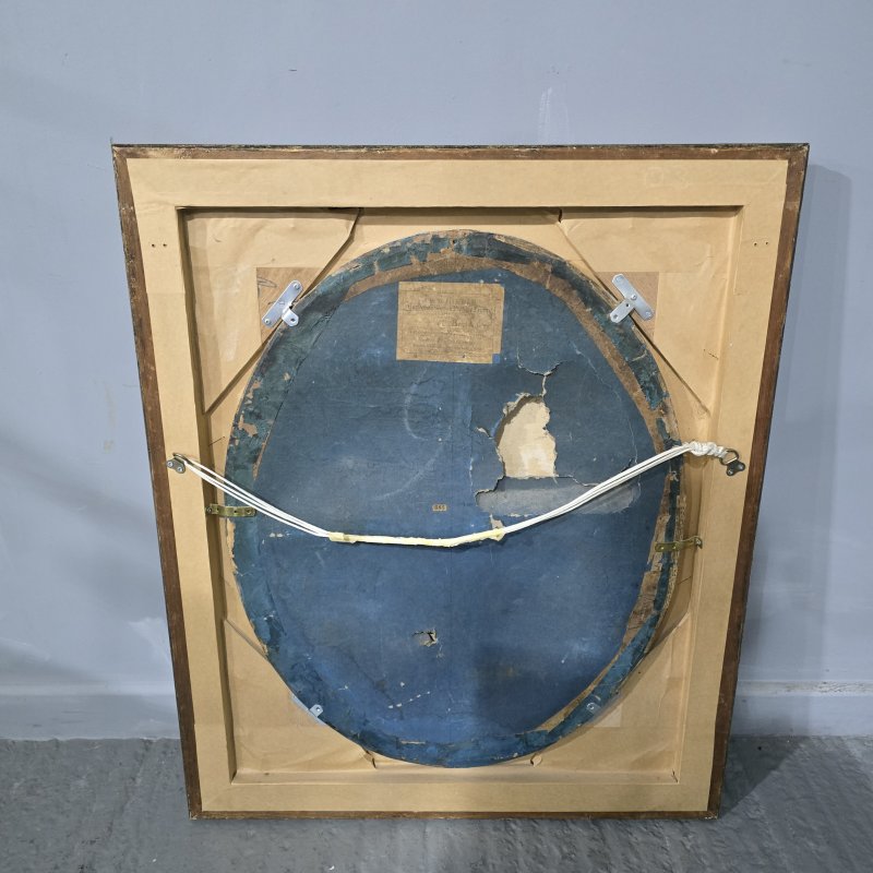 Beautiful C19th Oriental Pastel on Canvas - Image 8