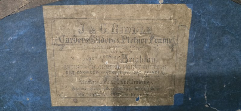 Beautiful C19th Oriental Pastel on Canvas - Image 10