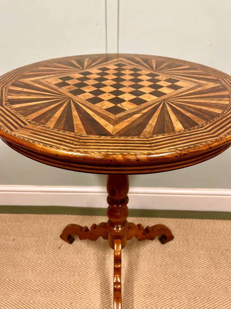 19th Century Italian Specimen Tilt Top Table - Image 3