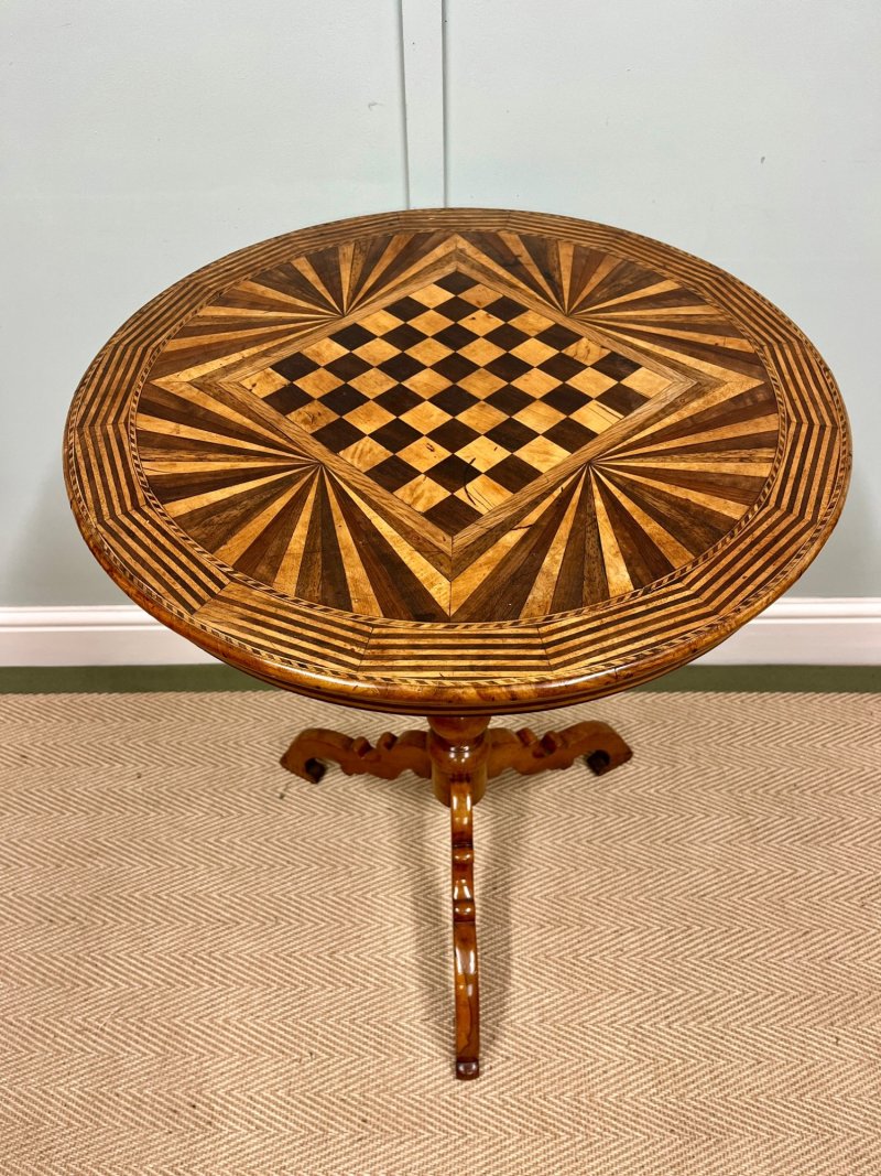 19th Century Italian Specimen Tilt Top Table - Image 5