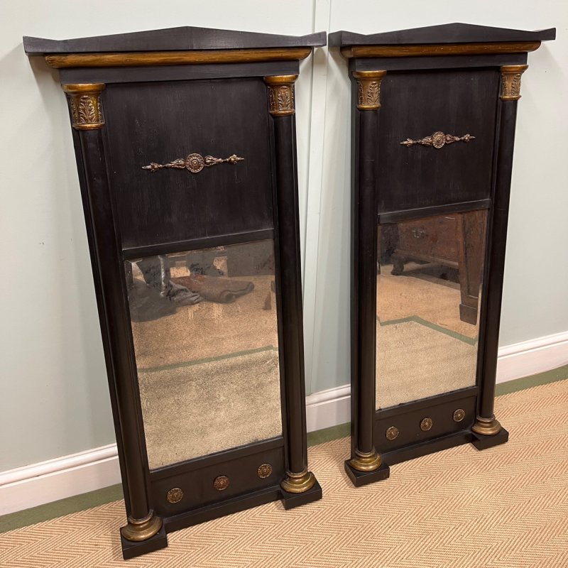 Pair Of Empire Style Mirrors - Image 2