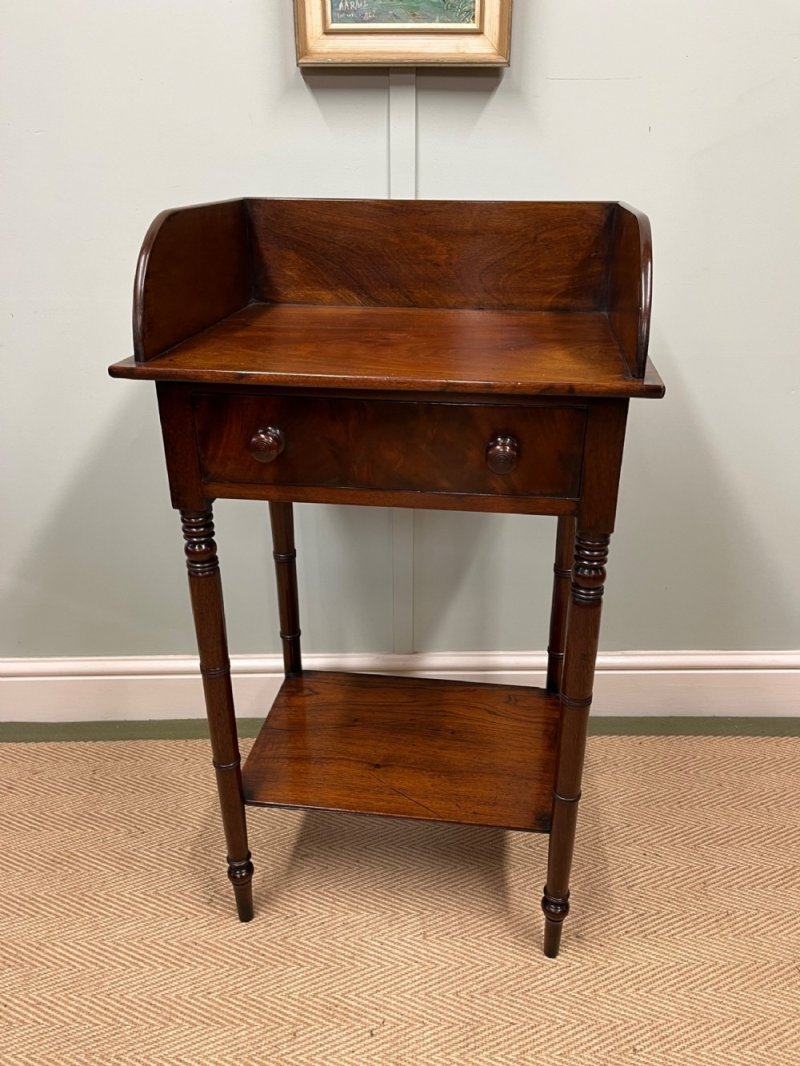 19th Century Mahogany Washstand Table - Image 2