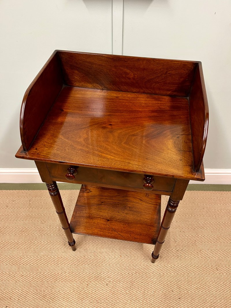 19th Century Mahogany Washstand Table - Image 3