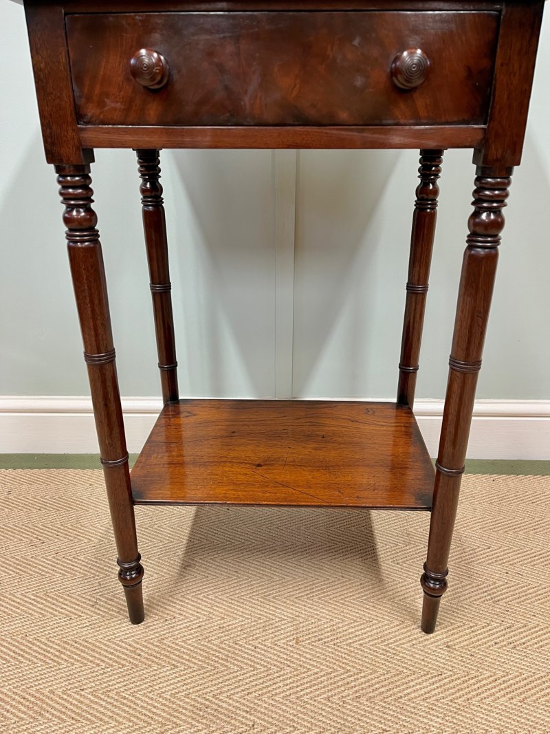 19th Century Mahogany Washstand Table - Image 6