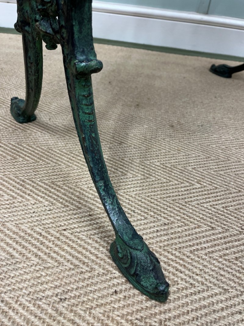 19th Century Cast Iron Table - Image 4