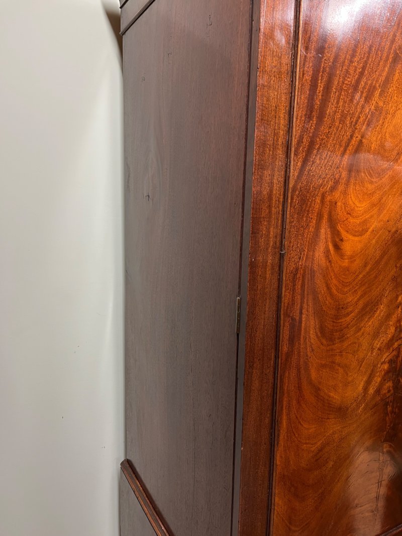 19th Century Mahogany Linen Press - Image 6