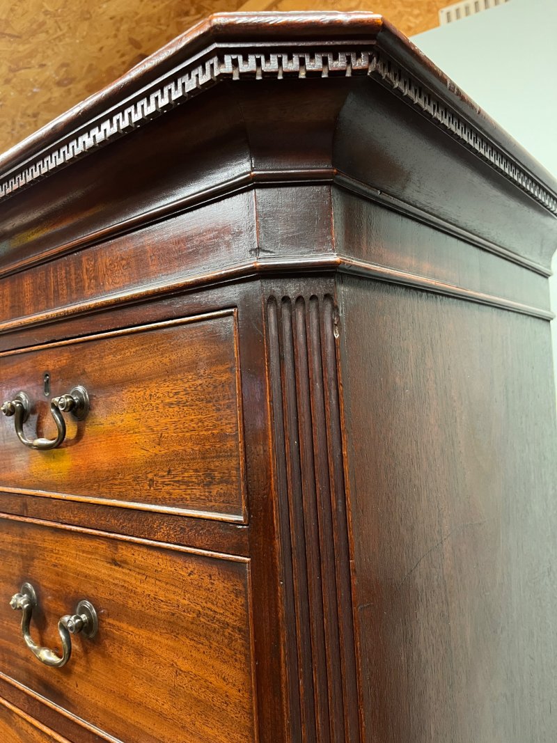 18th Century Mahogany Chest On Chest - Image 5