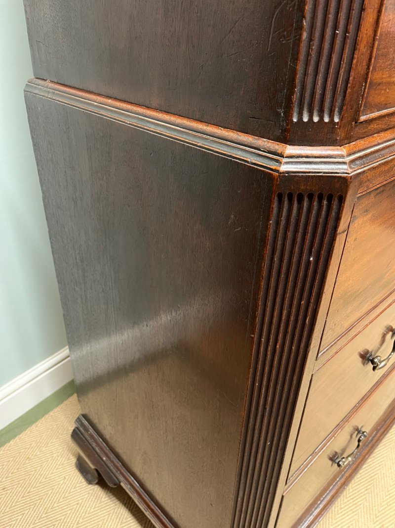 18th Century Mahogany Chest On Chest - Image 8