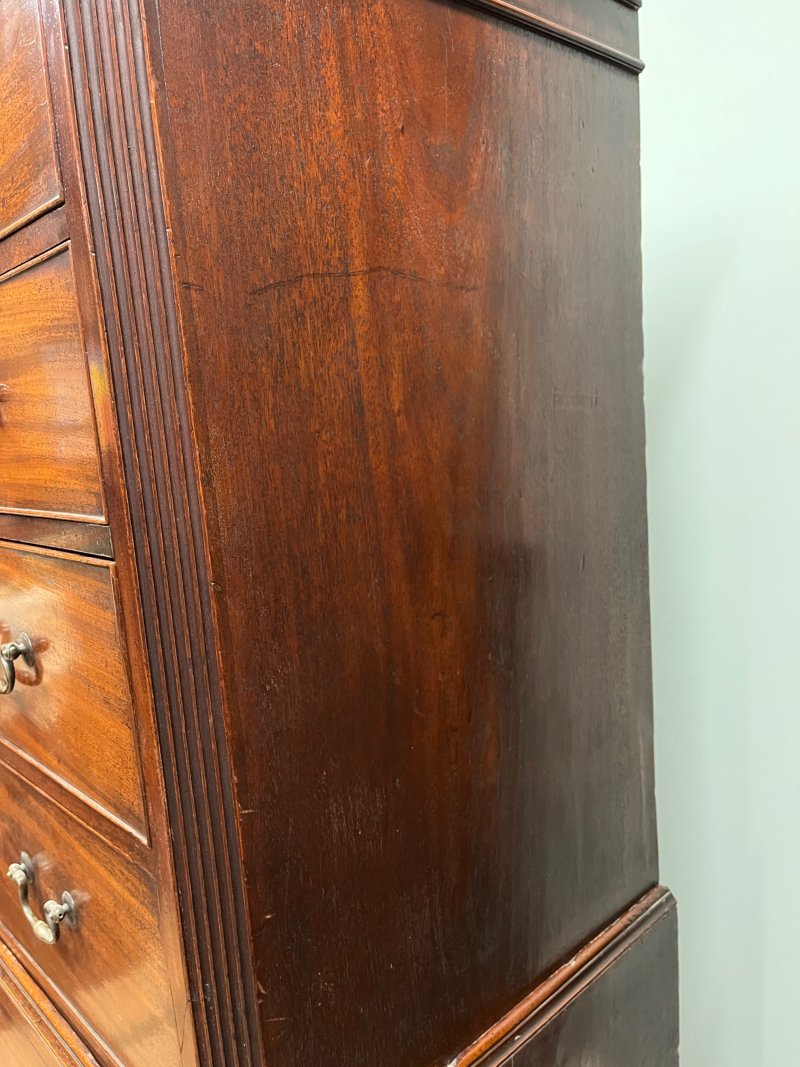 18th Century Mahogany Chest On Chest - Image 9