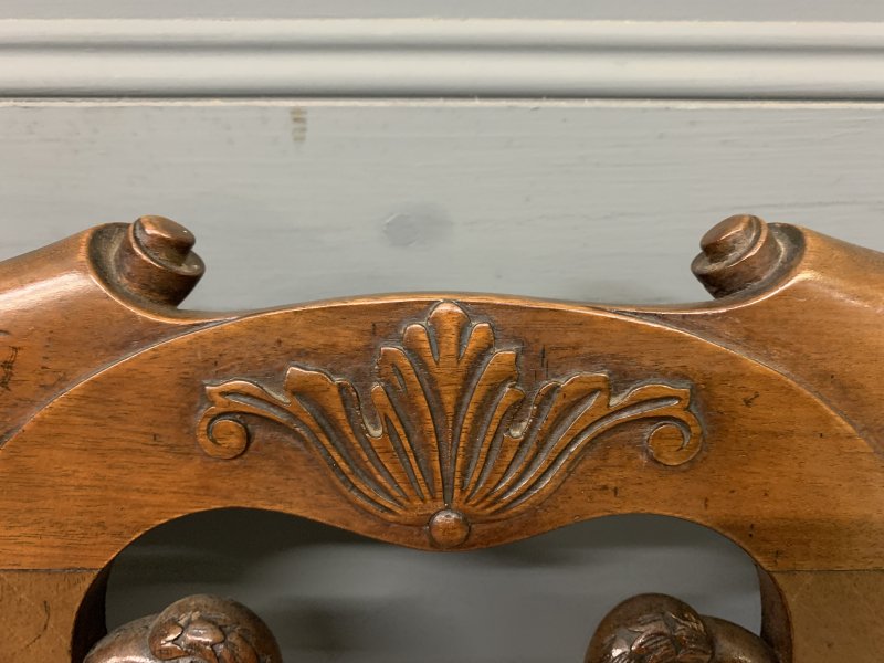 Chippendale Style Carved Mahogany Settee - Image 12