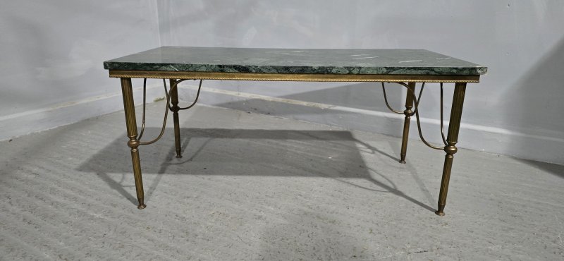 French Marble Top Coffee Table - Image 2