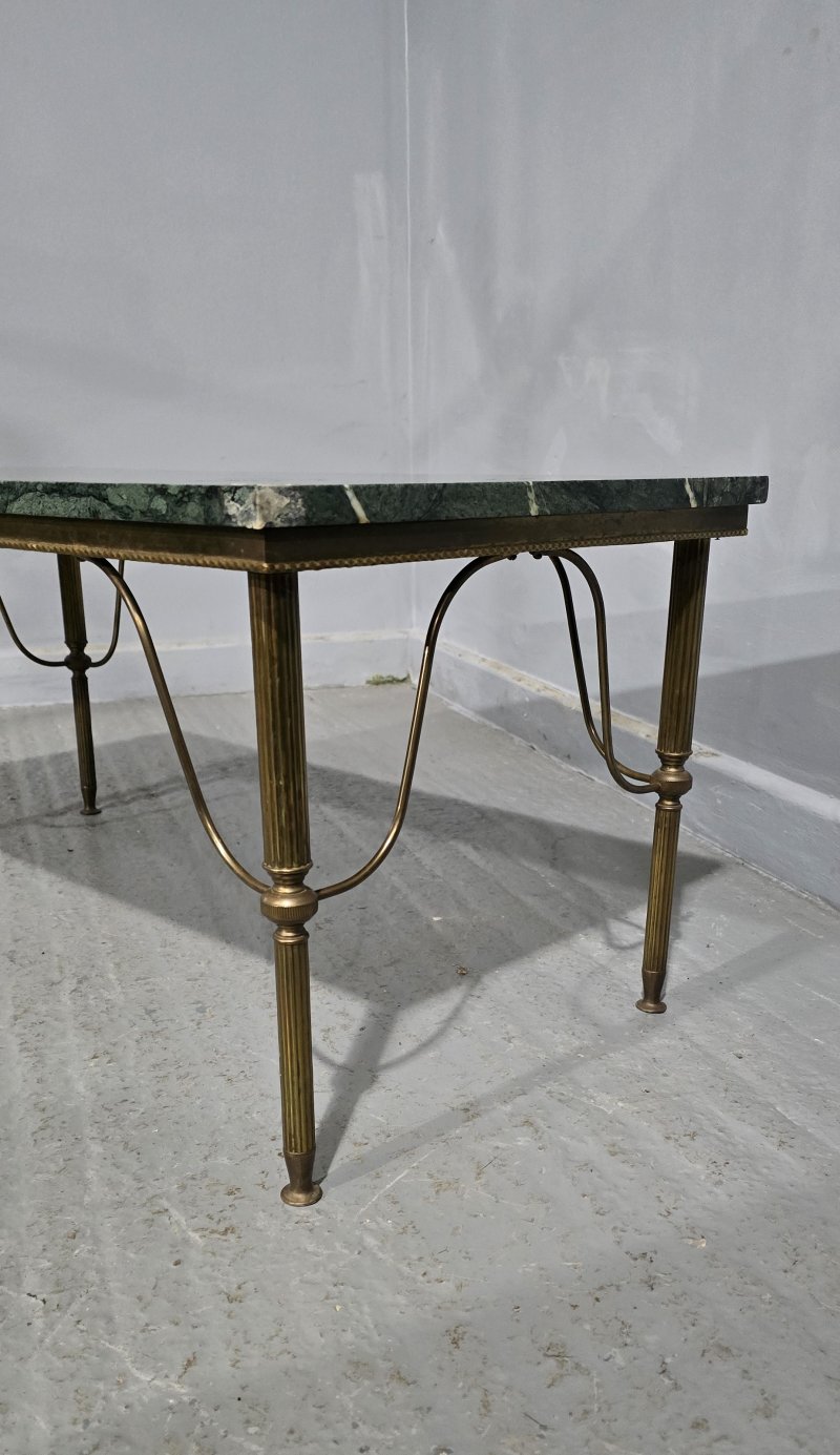 French Marble Top Coffee Table - Image 4