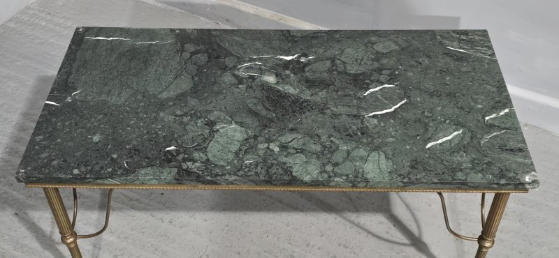 French Marble Top Coffee Table - Image 5