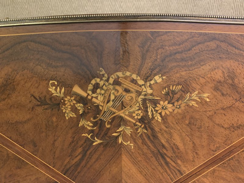 Maple & Co. Inlaid Rosewood Envelope Card Table - Image 16