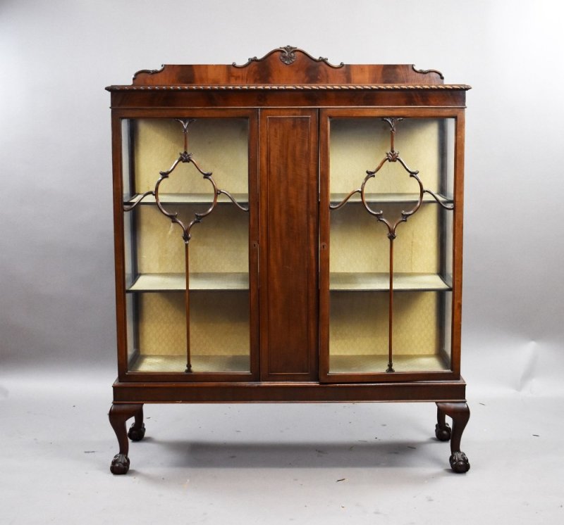 Edwardian Mahogany Display Cabinet - Image 2