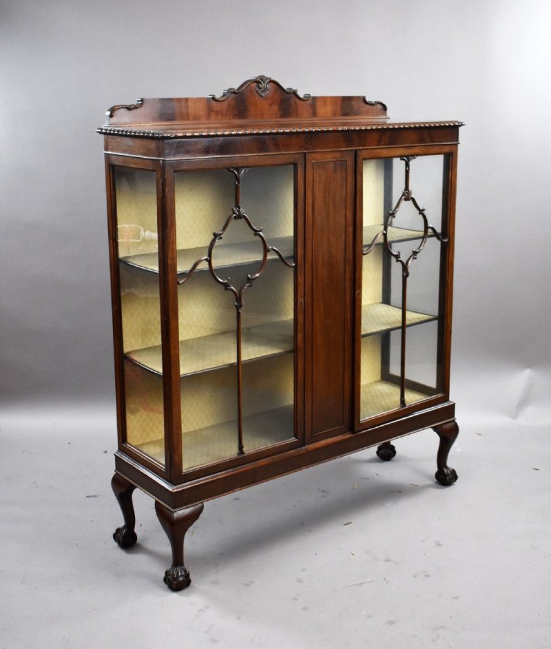 Edwardian Mahogany Display Cabinet