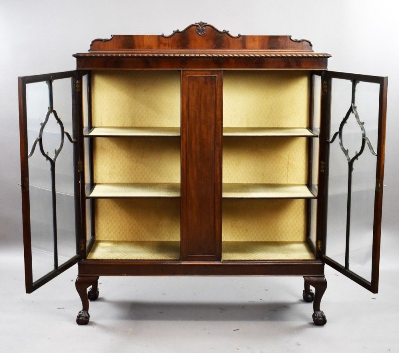 Edwardian Mahogany Display Cabinet - Image 5
