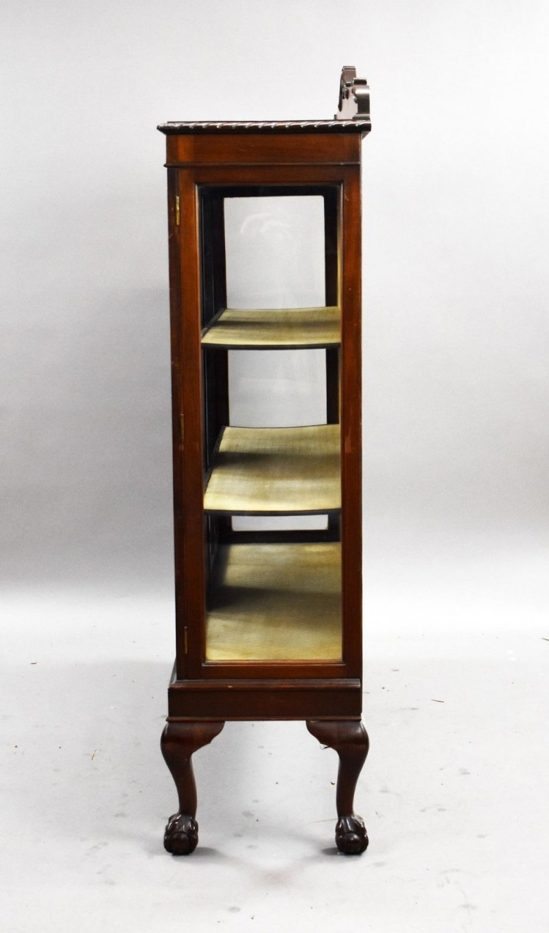 Edwardian Mahogany Display Cabinet - Image 7