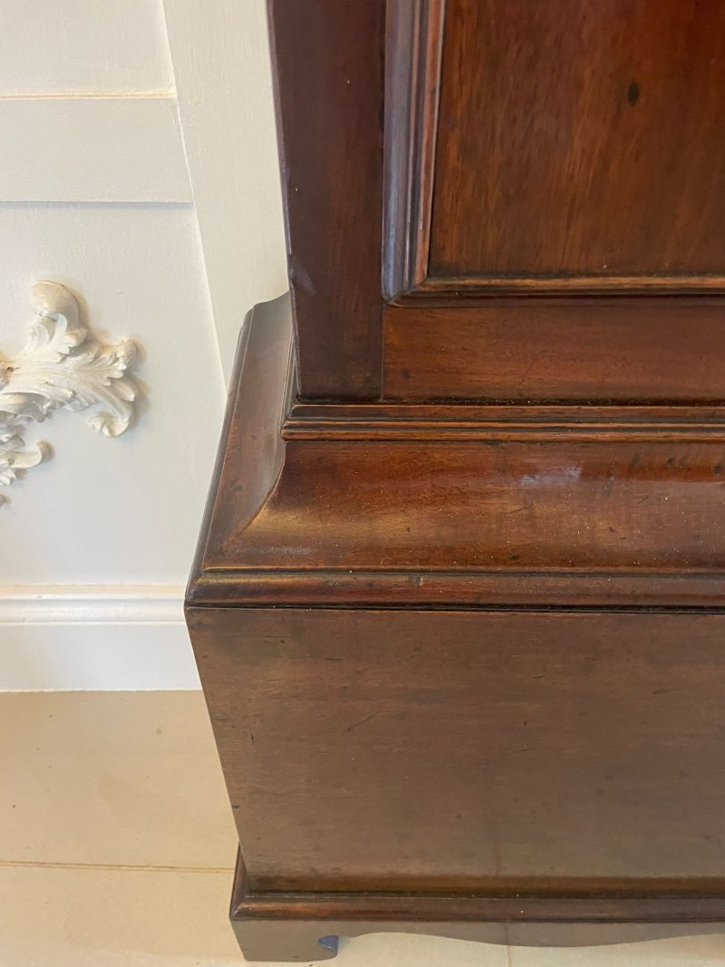 Fine Antique George III Mahogany Longcase Clock Signed Charles Shuckburgh, London - Image 8