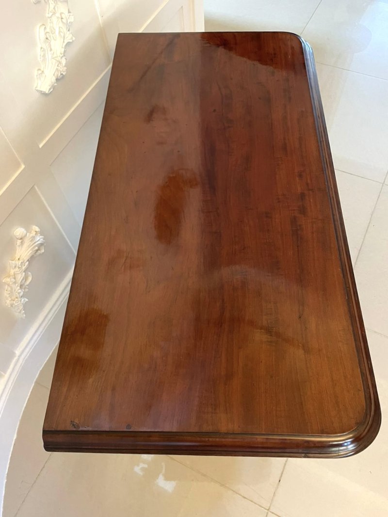 Outstanding Quality Antique Victorian Mahogany Card/Side Table - Image 15