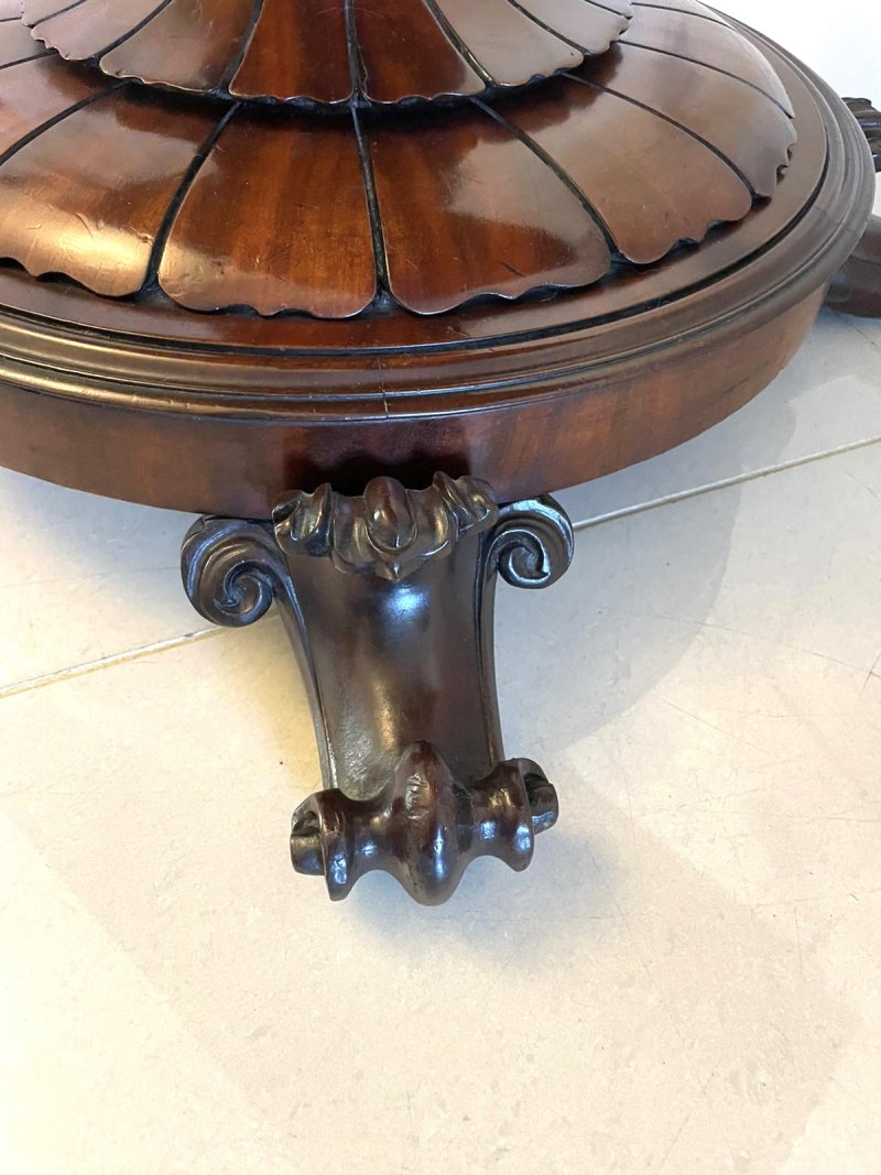 Outstanding Quality Antique Victorian Mahogany Card/Side Table - Image 16