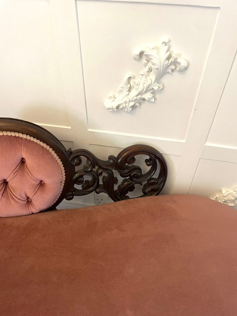 Fantastic Quality Antique Victorian Carved Walnut 3 Piece Suite - Image 18