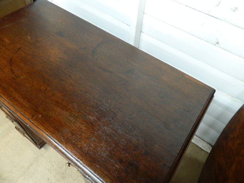 W.R. Simkin Solid Oak Knee Hole Desk - Image 5