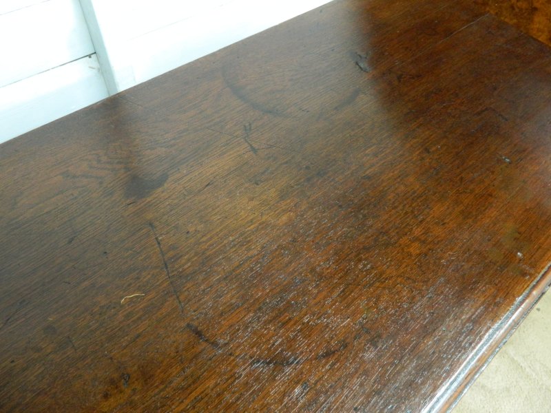 W.R. Simkin Solid Oak Knee Hole Desk - Image 6