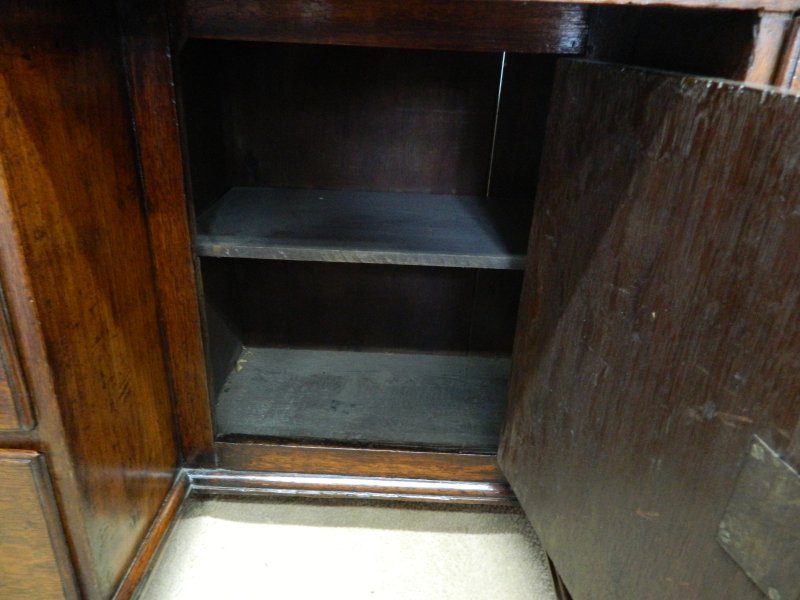 W.R. Simkin Solid Oak Knee Hole Desk - Image 11