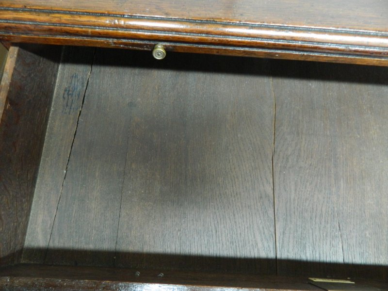 W.R. Simkin Solid Oak Knee Hole Desk - Image 13